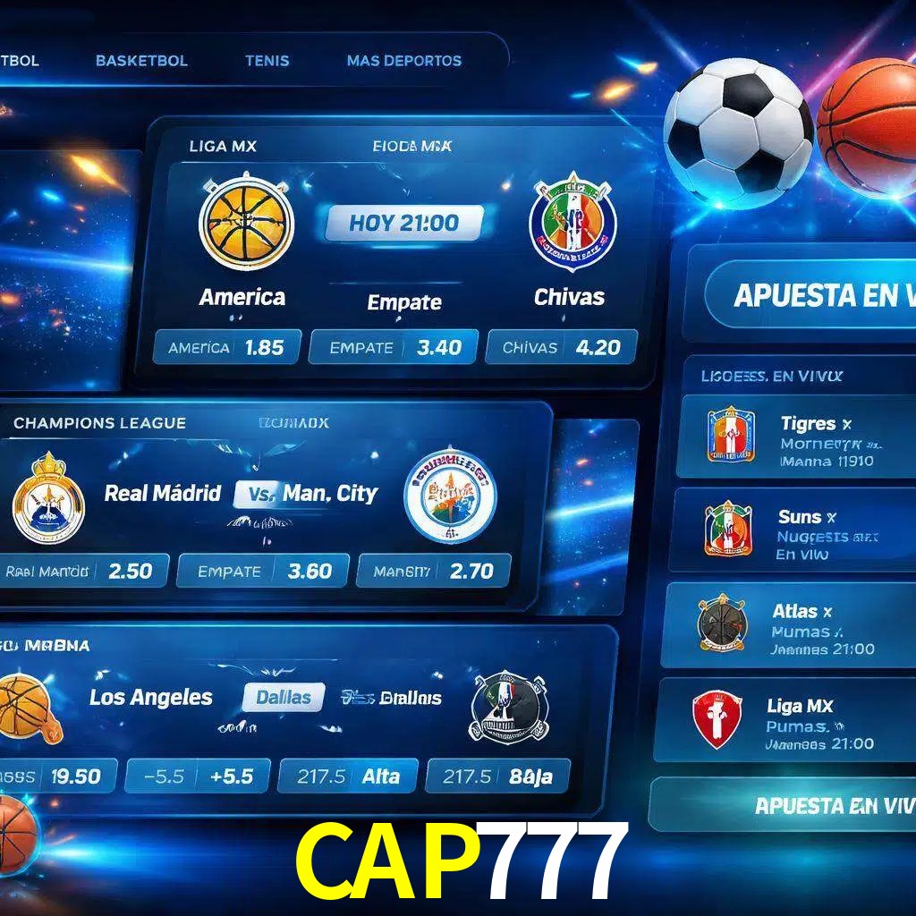 Mercados de apuestas deportivas CAP777 para jugadores en México
